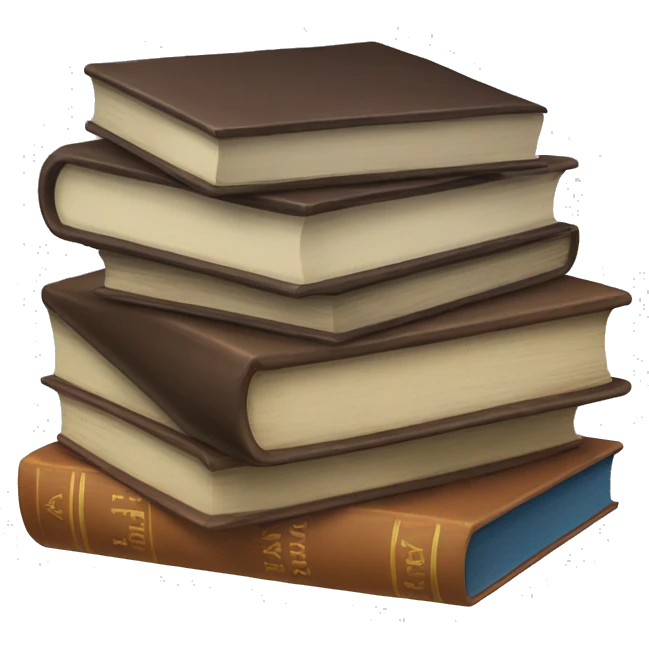 a pile of books emoji