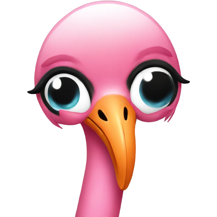 Emo flamingo emoji