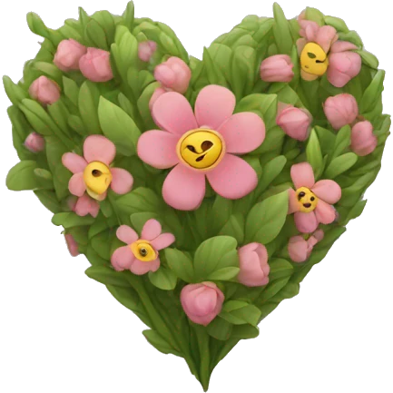 Flower heart emoji