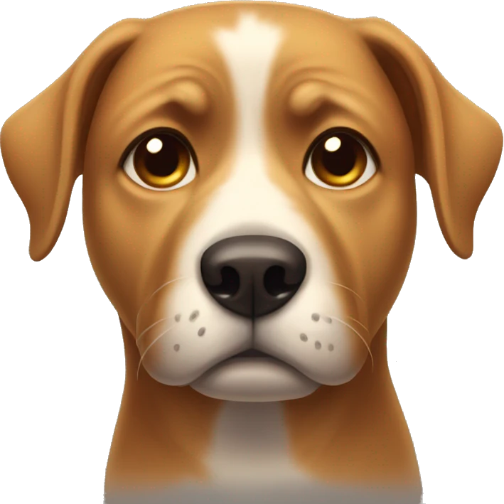 dogwith sad face emoji