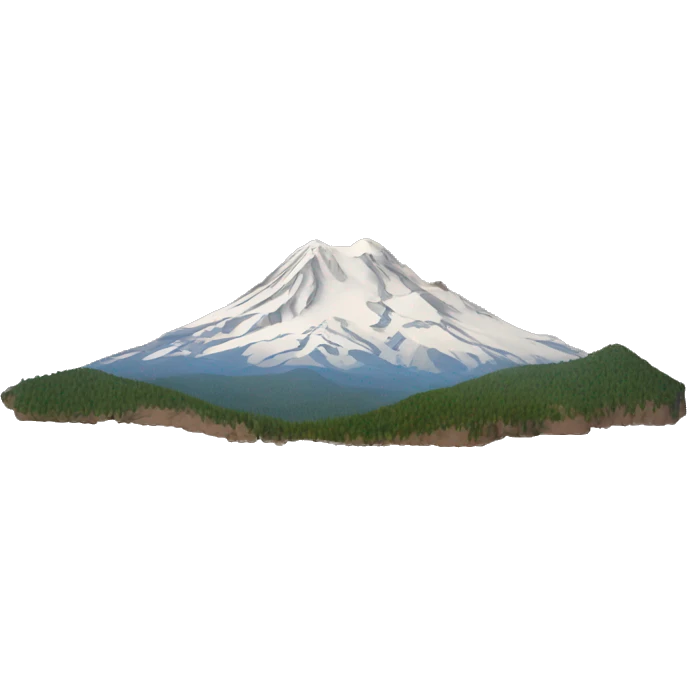 Mount Shasta emoji