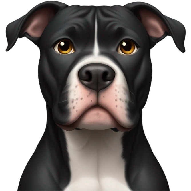 all black female pitbull emoji
