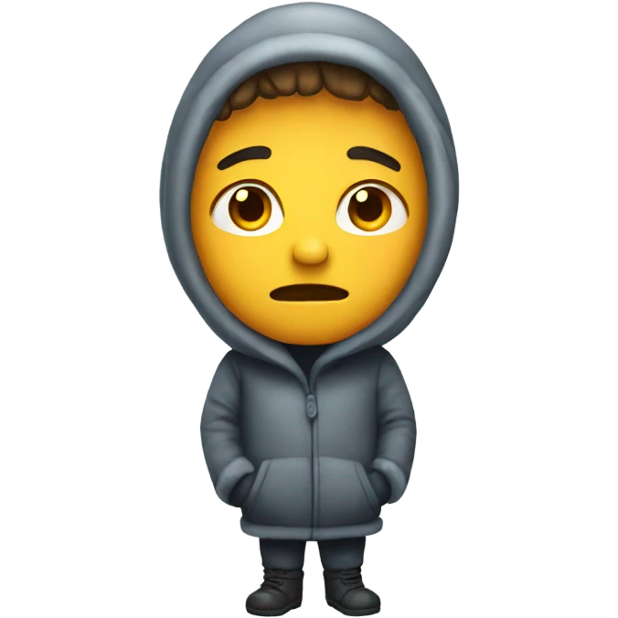 Freezing cold emoji