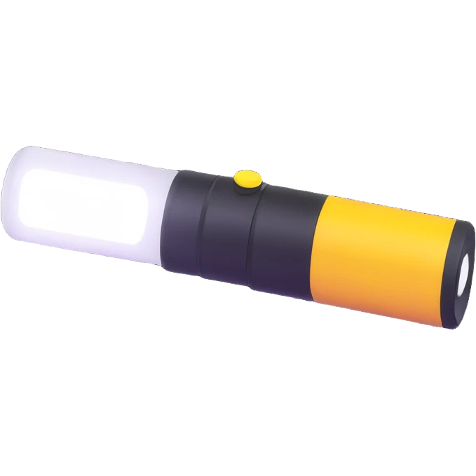 hiking flashlight emoji