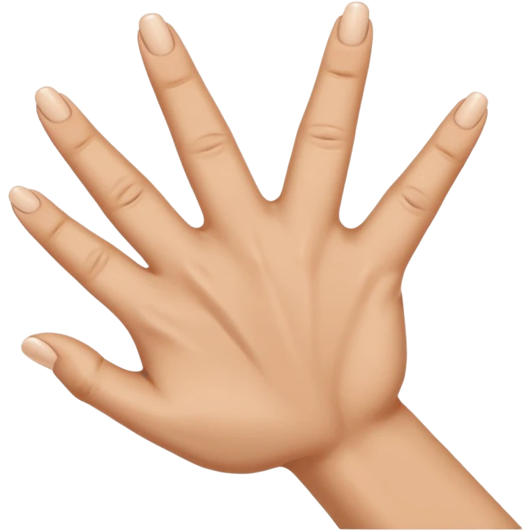 Fais-moi demain coller les unes à côté des autres. La première main gauche le pouce, l’index, majeur sont levé alors que l’annulaire et auriculaire sont repliés. Reproduit la même chose pour la main droite. emoji