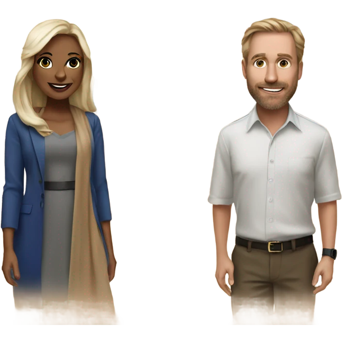 Maree Ann and Douglas in Dubai emoji