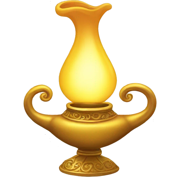 Genie lamp emoji