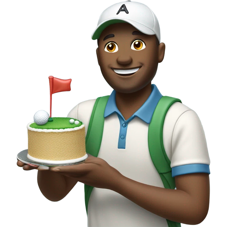 Happy birthday golfer emoji