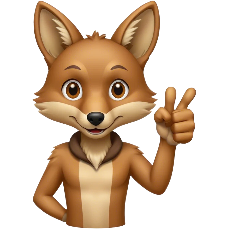 Thumbs Up Coyote  emoji