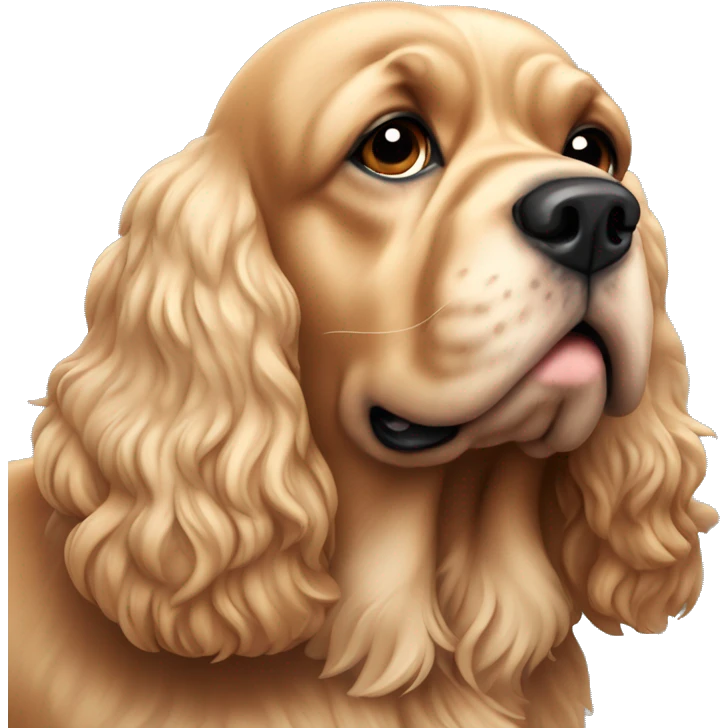 fat cocker spaniel emoji