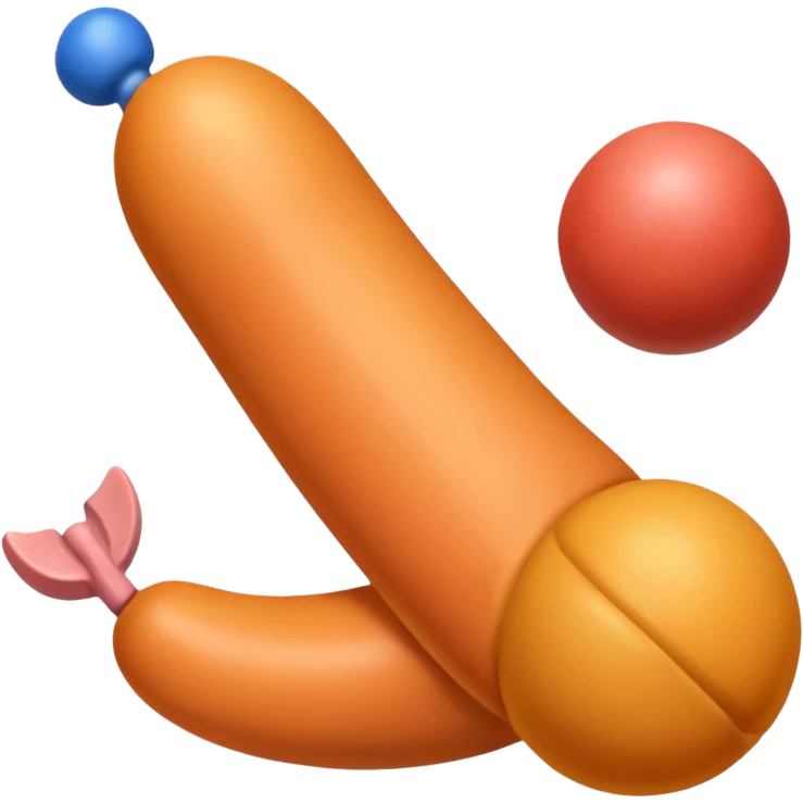 Penis and balls emoji