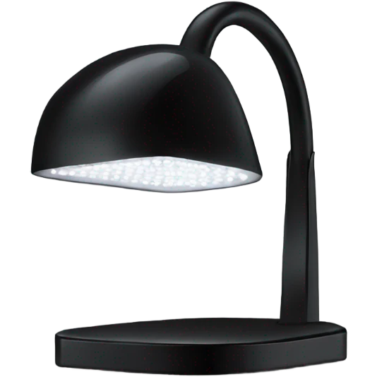 Black LED nail lamp emoji