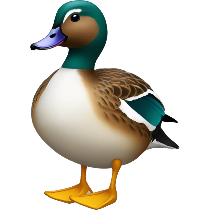 Blue winged teal duck emoji