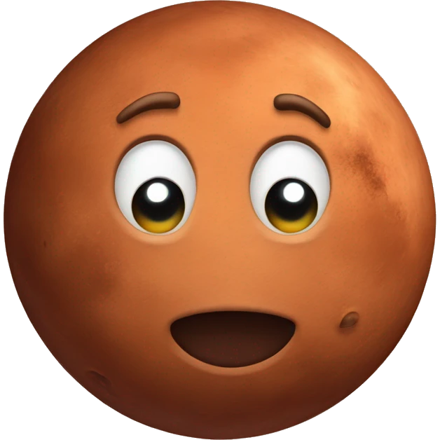 Mars planet emoji