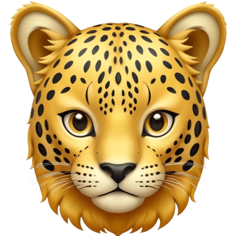 A high-resolution photo-realistic digital illustration of a young jaguar, chest upward A high-resolution, photo-realistic digital illustration of a majestic young jaguar emoji