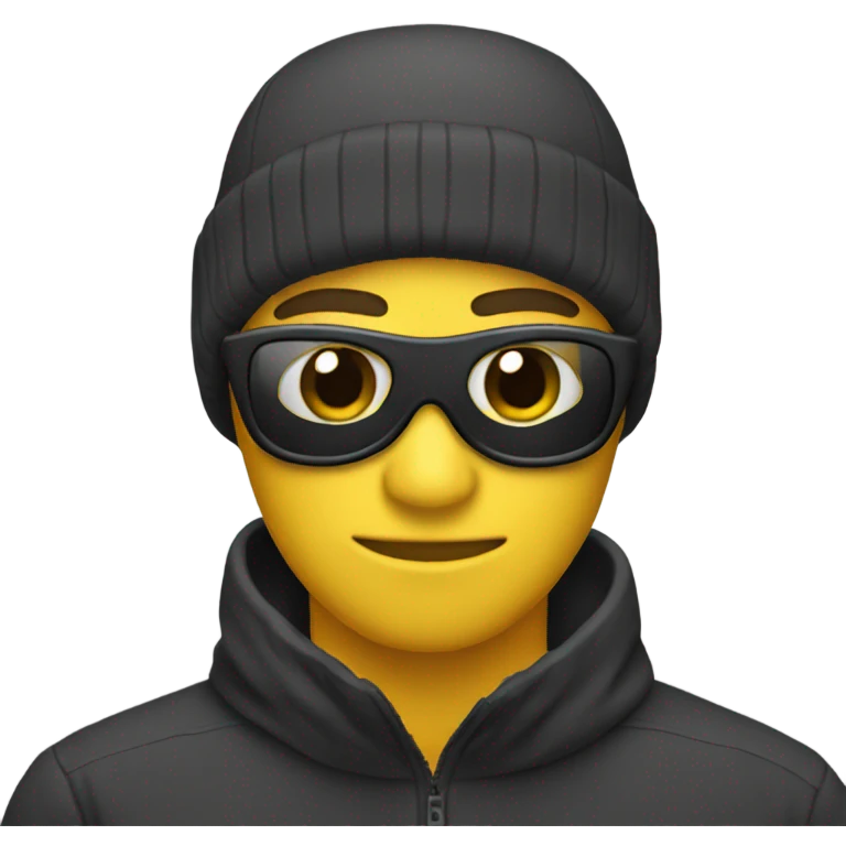 person wearing ski mask  emoji