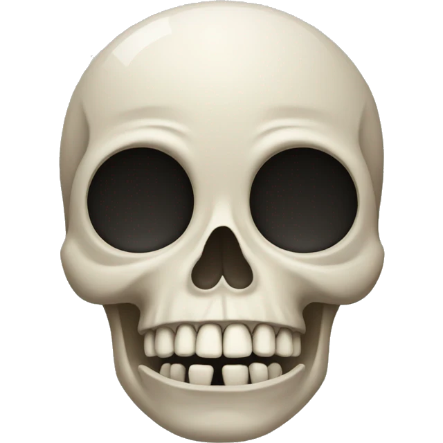 Skull crying emoji