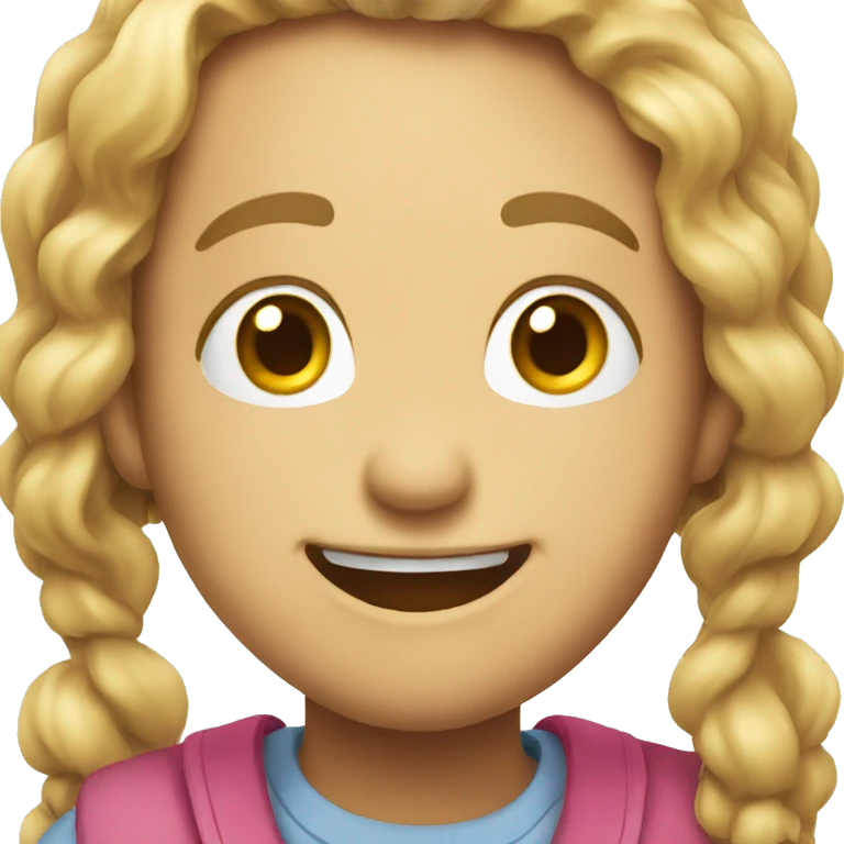 A cute smile emoji emoji