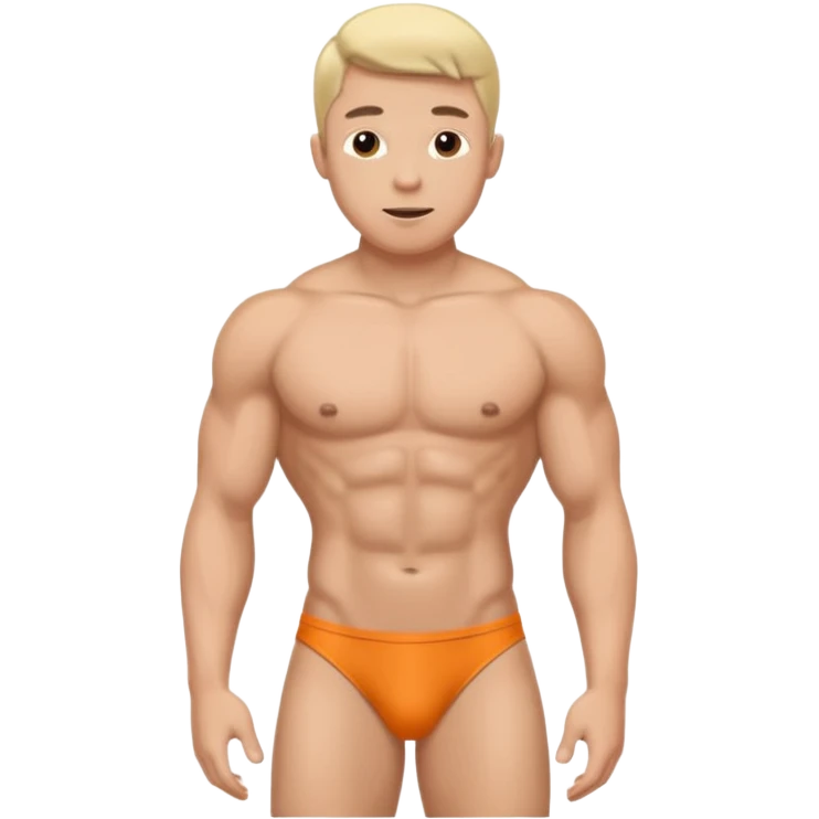 Gay male with penis emoji