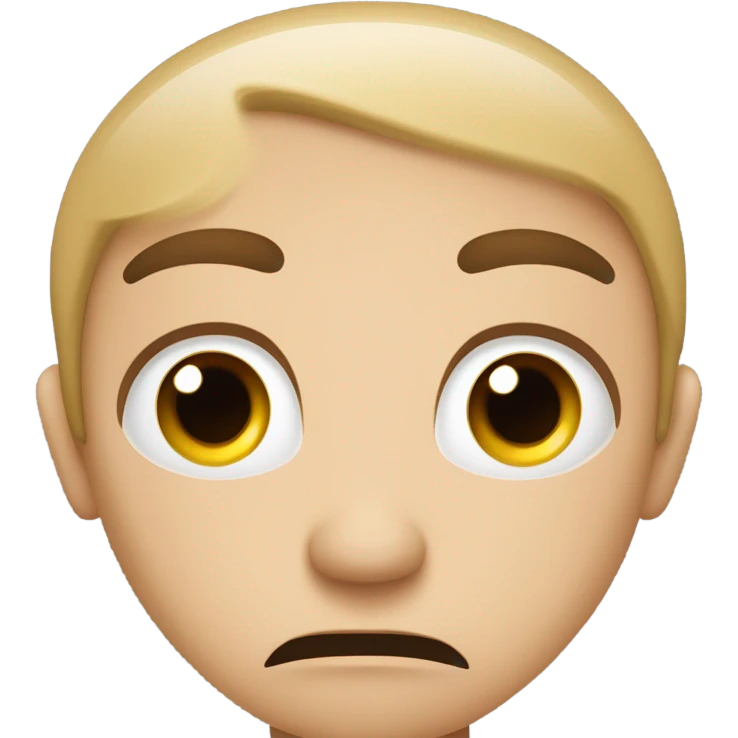 Disgusted  emoji