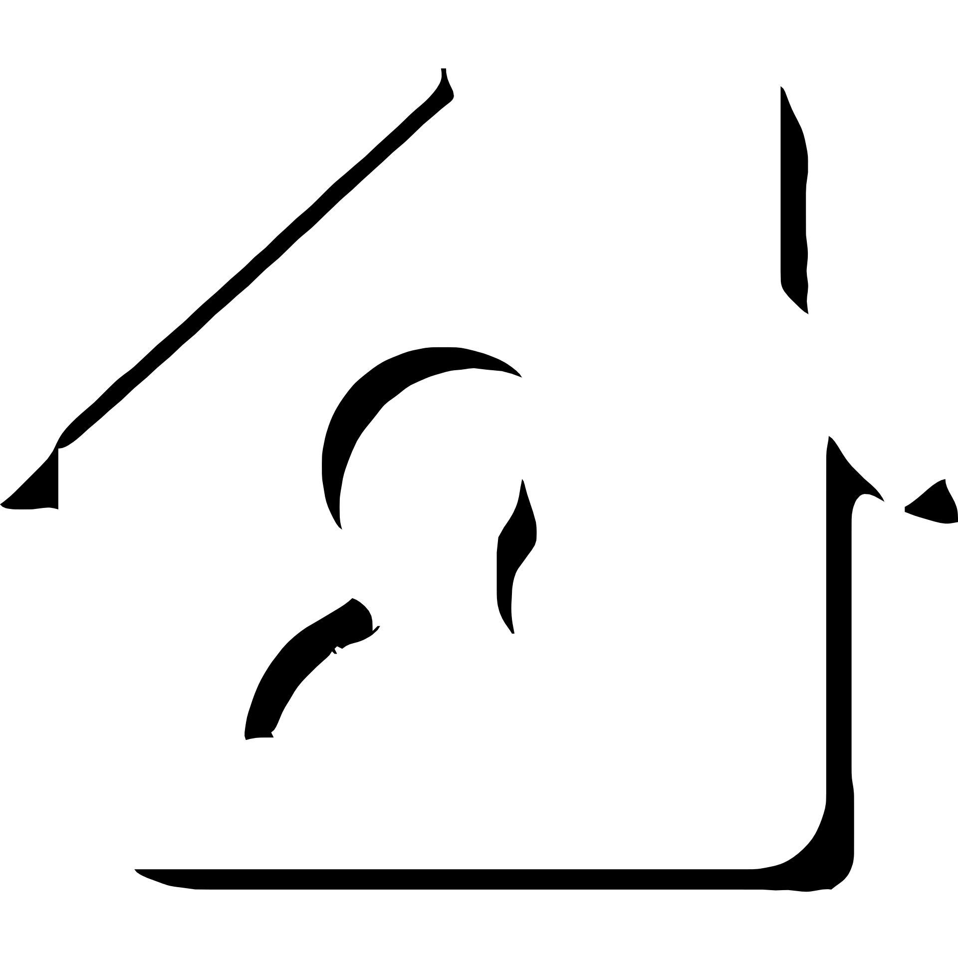 Minimalist website navigation icons: house for home, magnifying glass for search, three lines for menu, person silhouette for profile, and gear for settings emoji