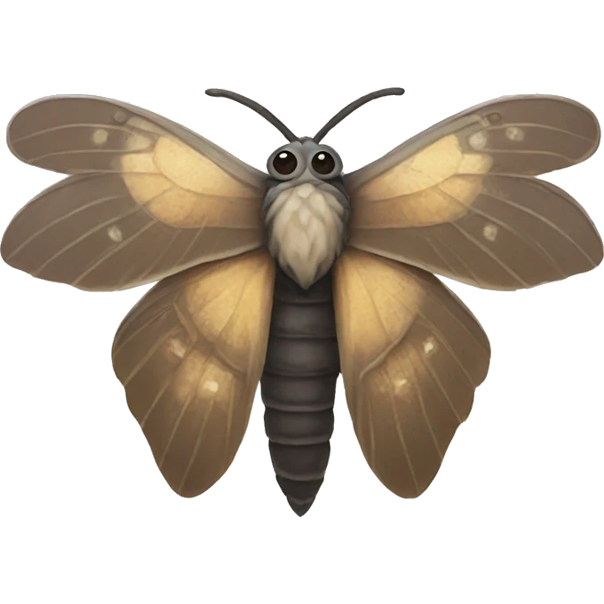 Spiritual moth emoji