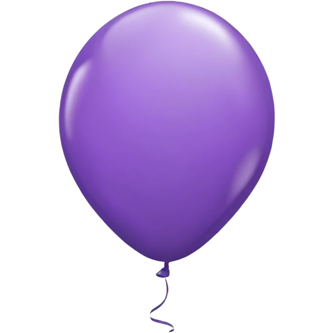 purple balloon emoji