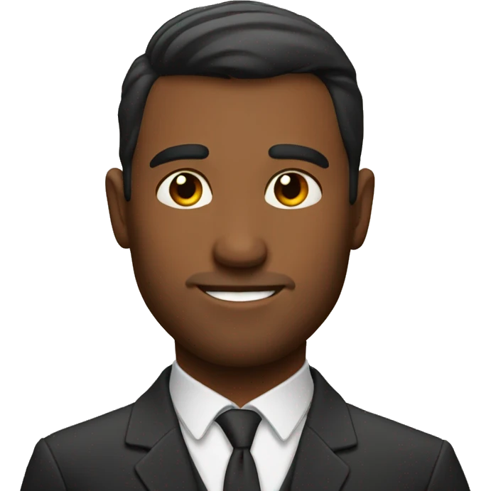 Handsome man face emoji