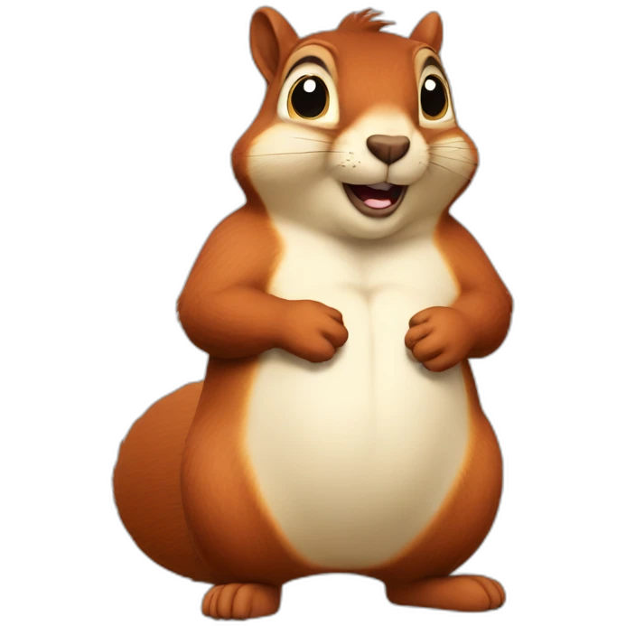 even fatter fat squirrel emoji
