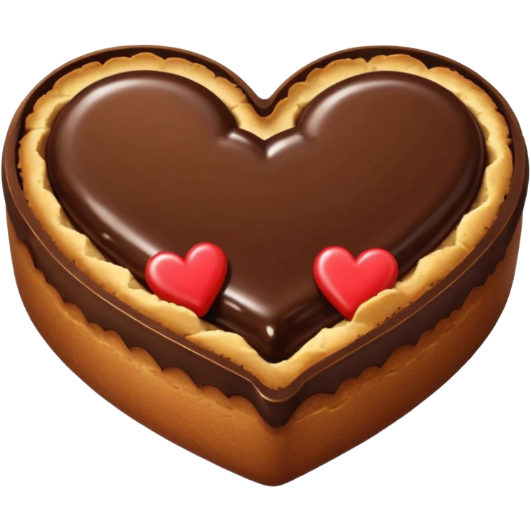 bread and chocolate, and between them a heart emoji