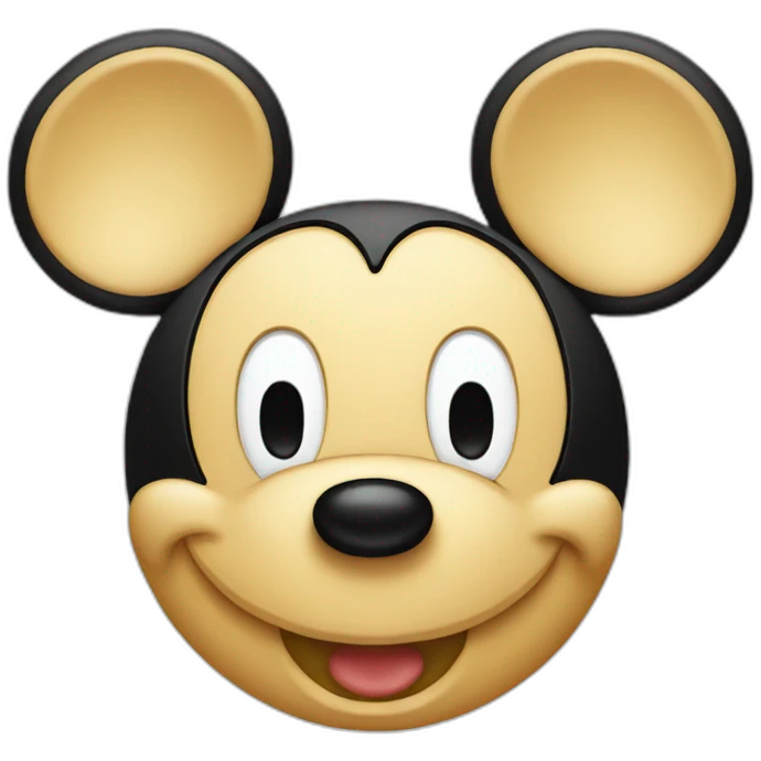 mickey mouse head emoji