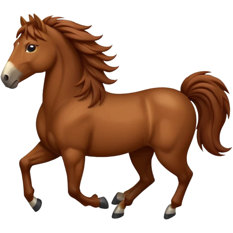Create mustang horse emoji emoji