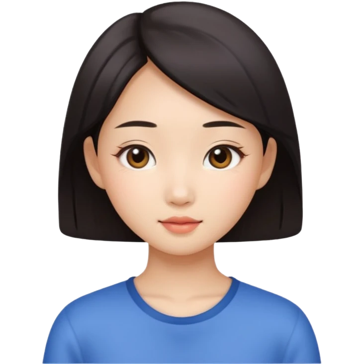 Cute Asian Girl emoji