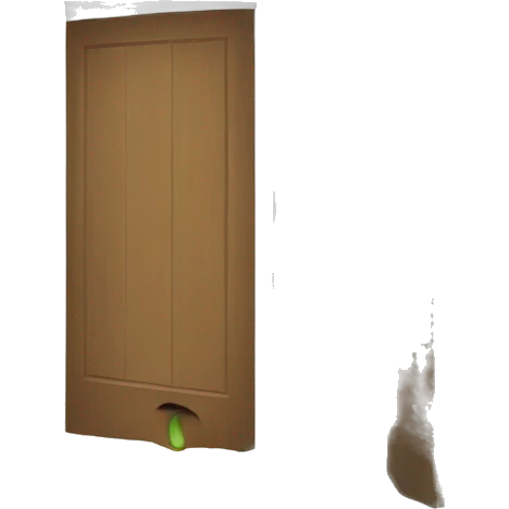 creeping over a door emoji