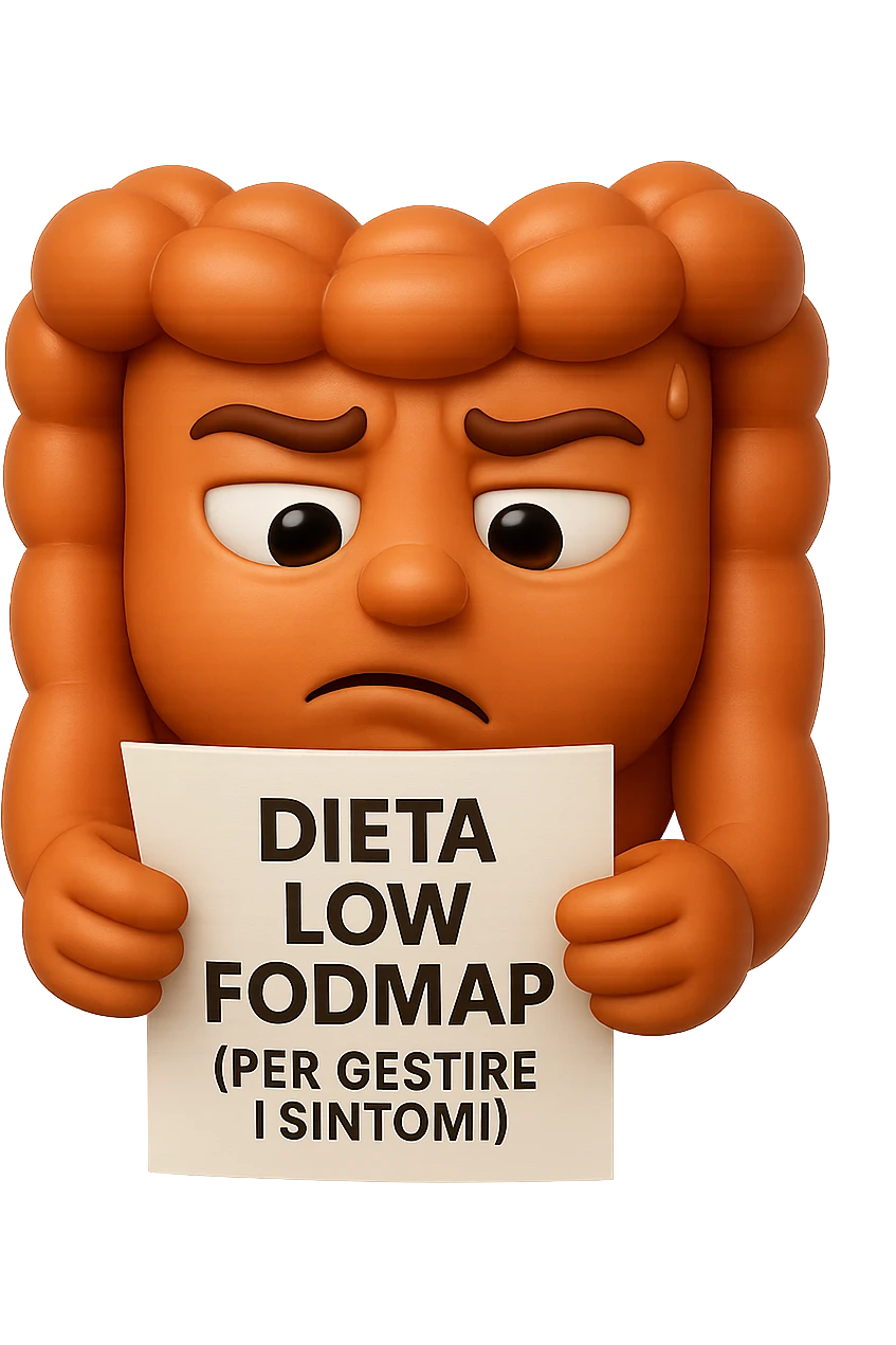EMOJI STILE IPHONE DI UN INTESTINO UMANO ANATOMICO CHE GUARDA UN FOGLIO CON LA SCRITTA "DIETA LOW FODMAP (PER GESTIRE I SINTOMI)", FAGLI ANCHE LA PARTE BIANCA DEGLI OCCHI, NON SOLO LE PUPILLE, IPERREALISTICO 4K emoji