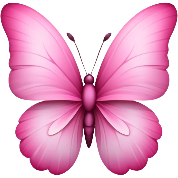 Papillon rose emoji