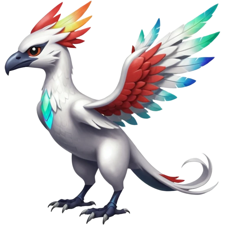 Trico-Gryphon-Latias-Silvally-fusion-creature (full body) emoji