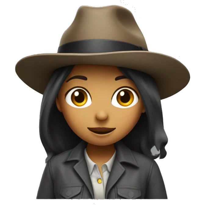 Dancing girl with Akubra hat emoji