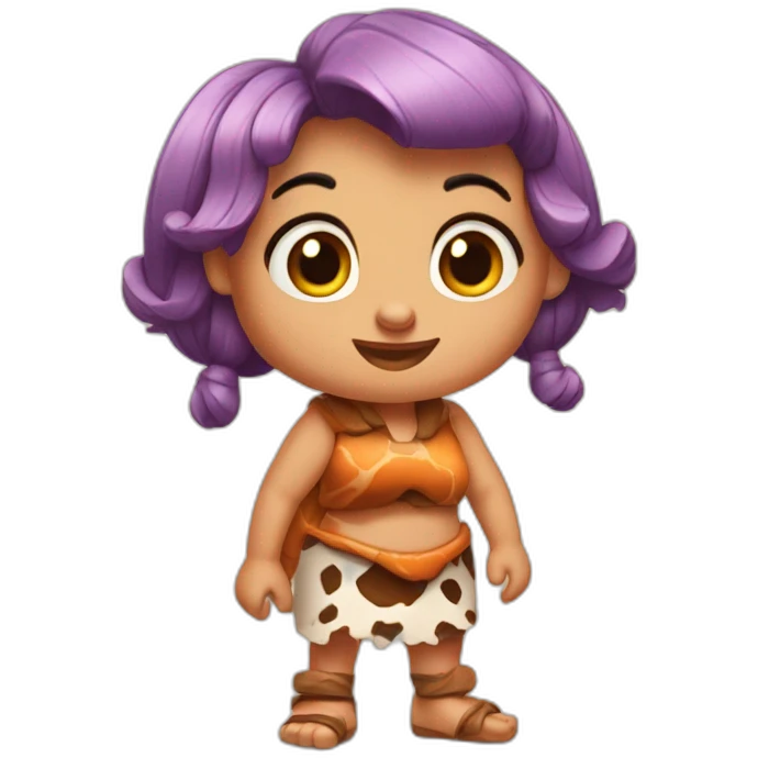 cute wilmaflintstone emoji