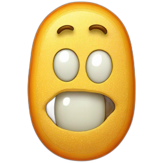 happy mitochondria with inner membrane emoji