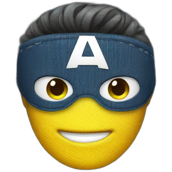 Super hero denim cloth emoji