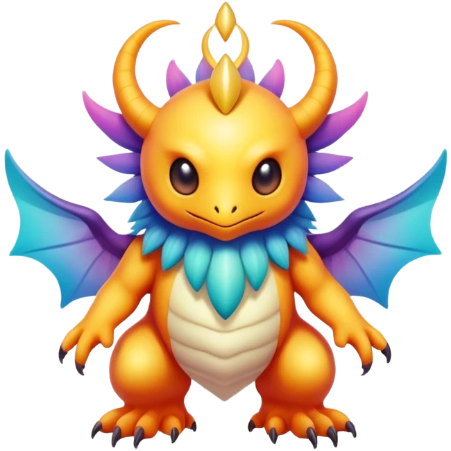 Epic divine complex detailed gradients aesthetic-scenery-Fakémon-creature emoji