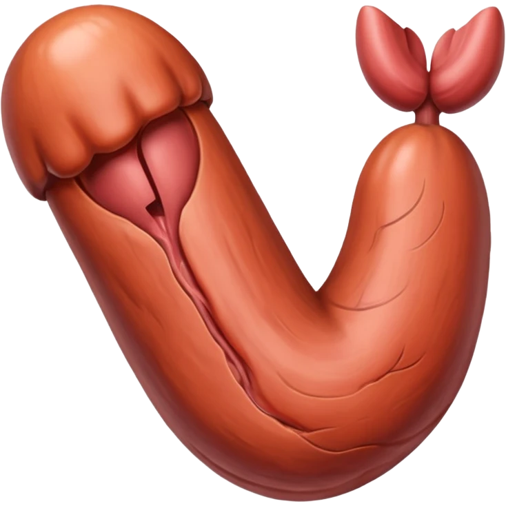 A large penis emoji