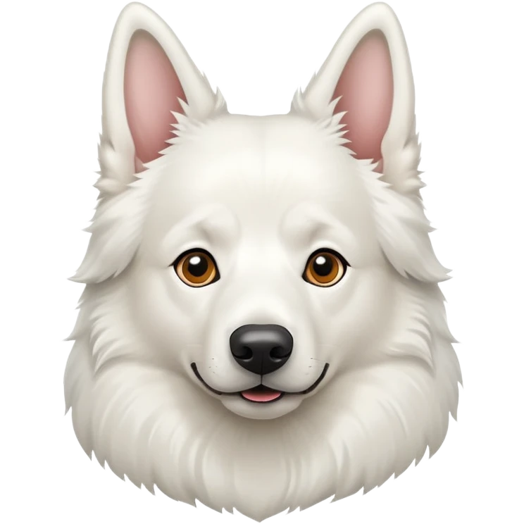 White swiss sheperd dog emoji