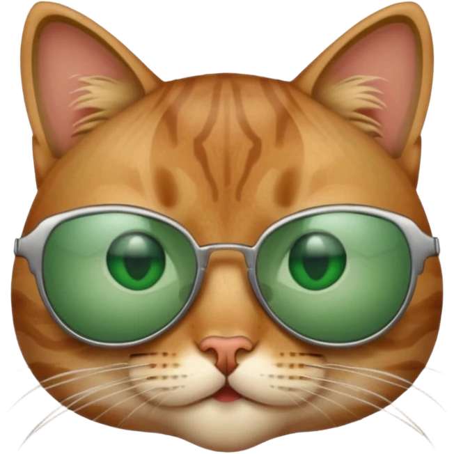 Cat wearing sunglasses emoji