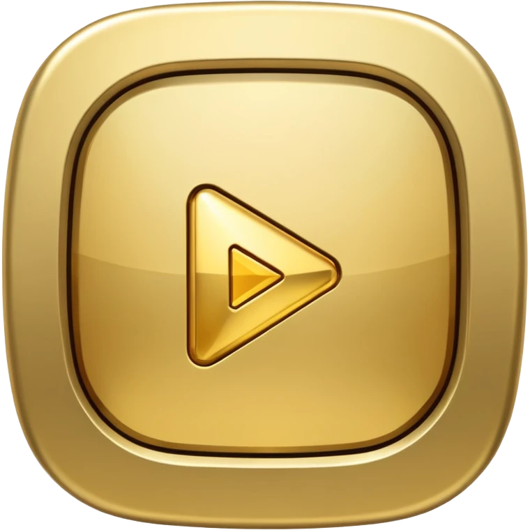 gold playbutton emoji