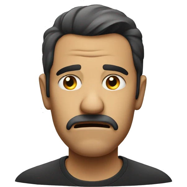 Disgusted  emoji