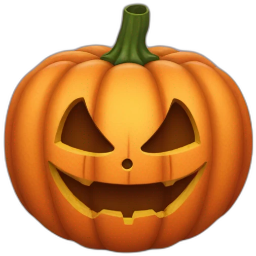 Citrouille d'Halloween possédée emoji