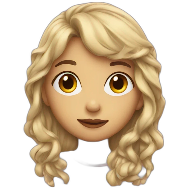 Girl kisses emoji