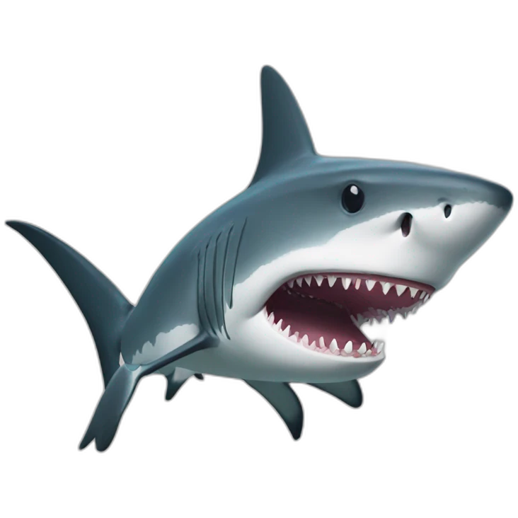 Un requin emoji